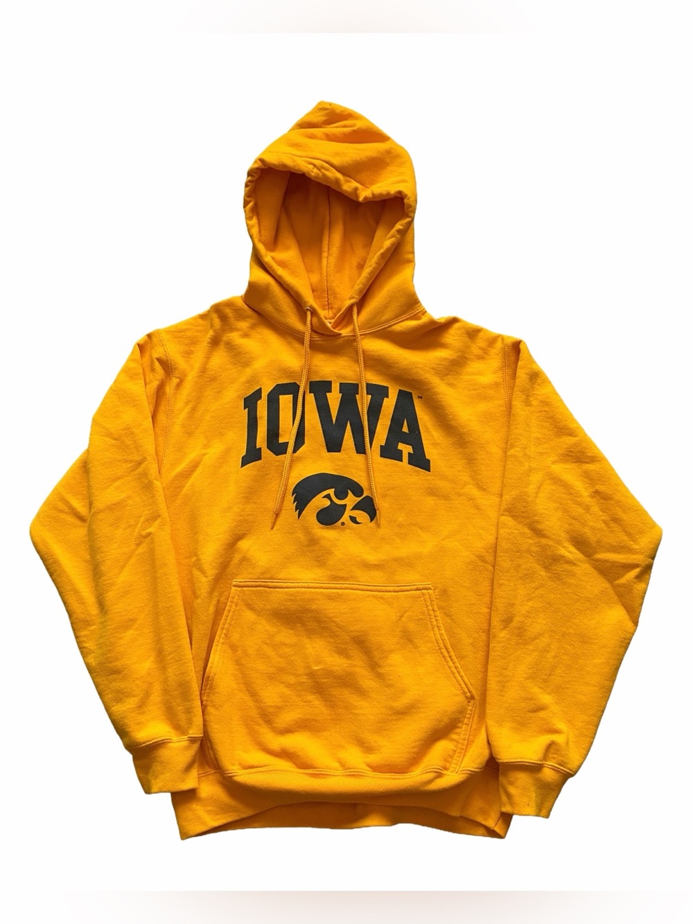 University of Iowa Hooded Sweatshirt, Port and Company Size M